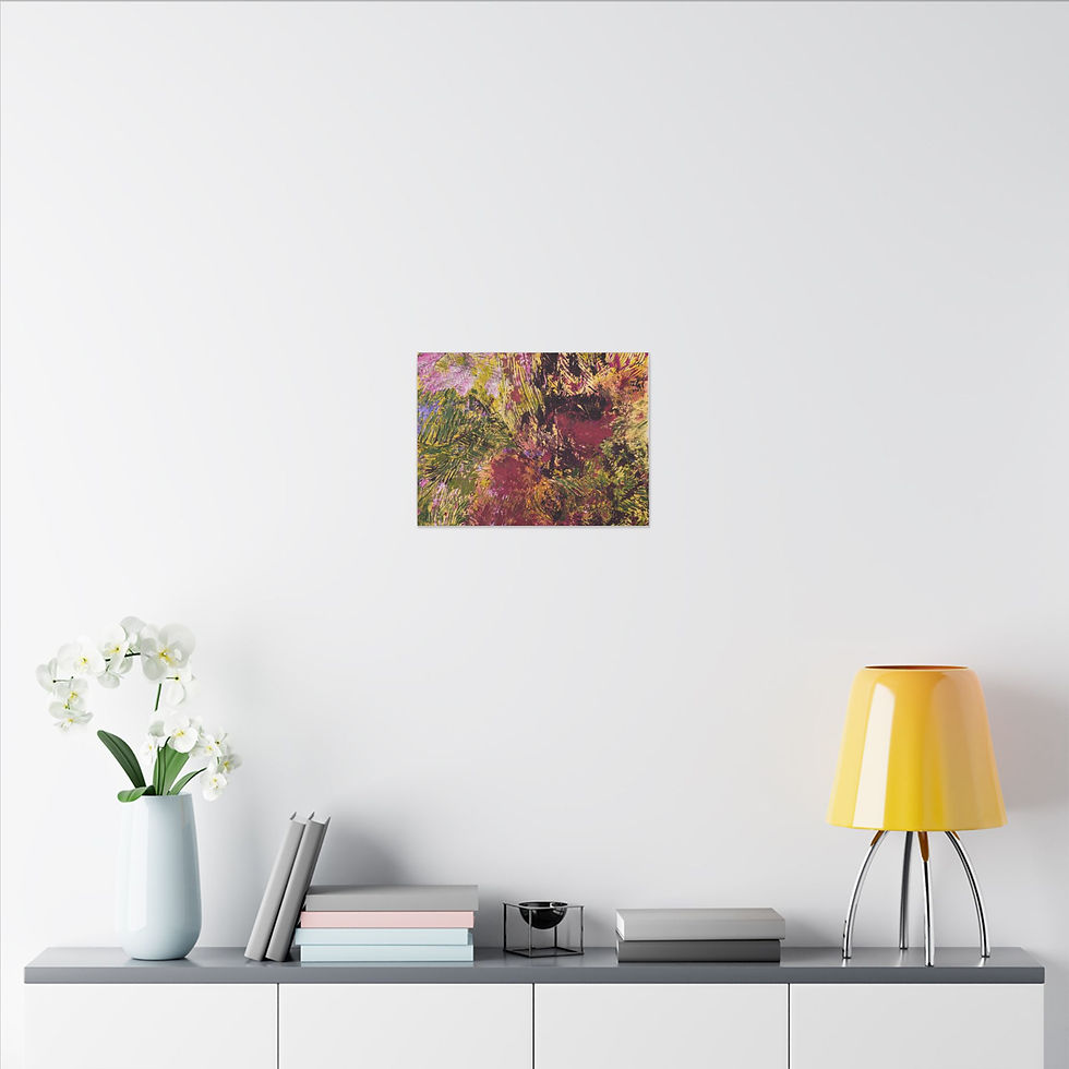 Thumbnail: Winter Garden Art Print on Canvas