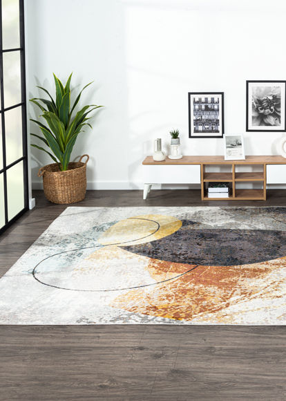 Obsessions -Hawaii Multicolor Polypropylene Carpet 80cm X 150cm appx