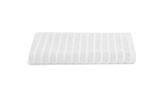 Thumbnail: Welspun 2 in 1 Cotton Bath Towel-White