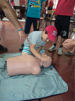 Atividade nos Bombeiros-1.º socorro