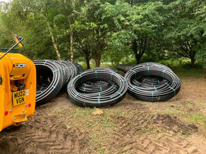 Contractors Arrive on Site - Harleyford Irrigation Project