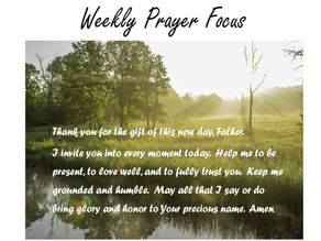 Weekly Prayer Focus - 06/24/2026
