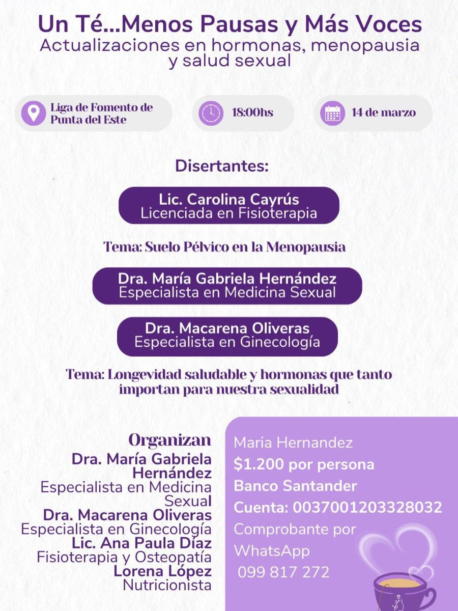 Un té… menos pausas y más voces