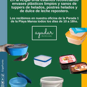 Estamos recolectando envases plásticos