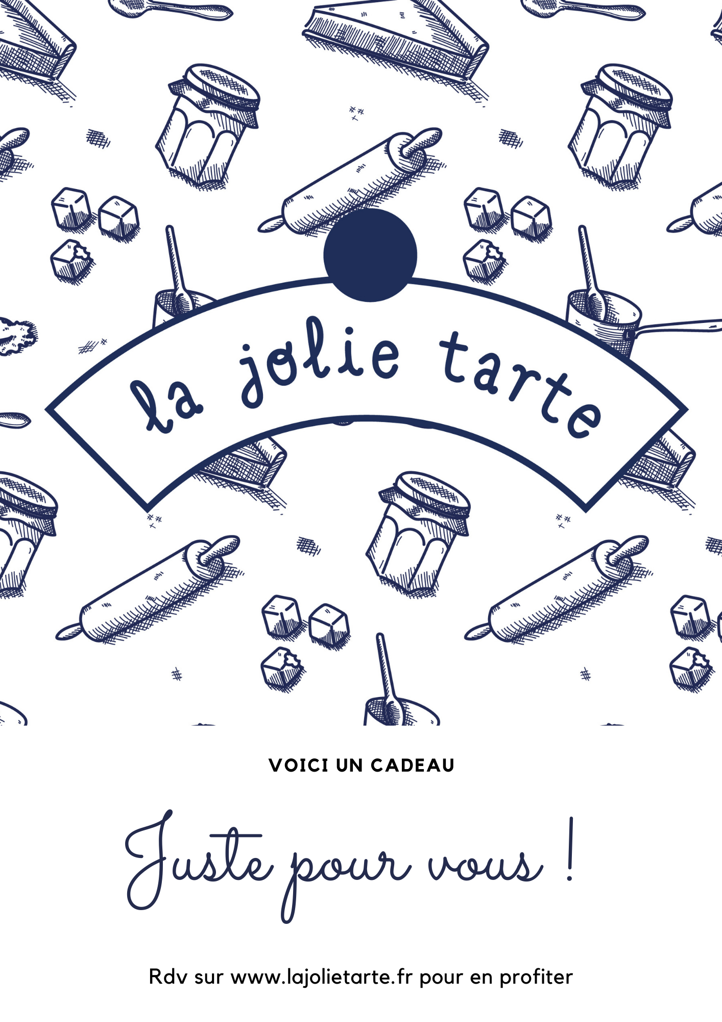 Tarte caramel en livraison