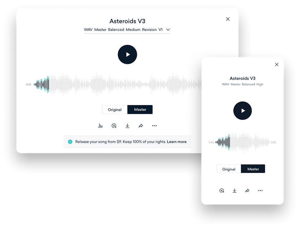 Mastering screen
