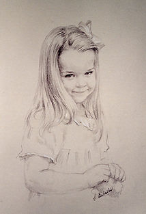 Portrait of Darby Philbrick, drawing by portrait artist Igor Babailov