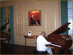 Byron Janis's Portrait, by Igor Babailov, inspiring musicians