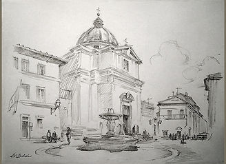 Vatican, Castel Gandolfo, the Square, by Igor Babailov