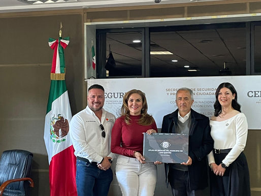 San Quintín entra al mapa nacional de prevención tras entregar su Atlas de Riesgos a CENAPRED