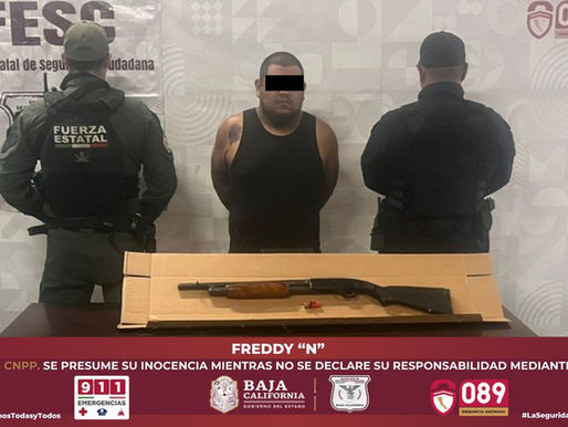 Arrestan Fuerza Estatal y Policía Municipal de Tijuana a hombre que privó de la vida a un canino