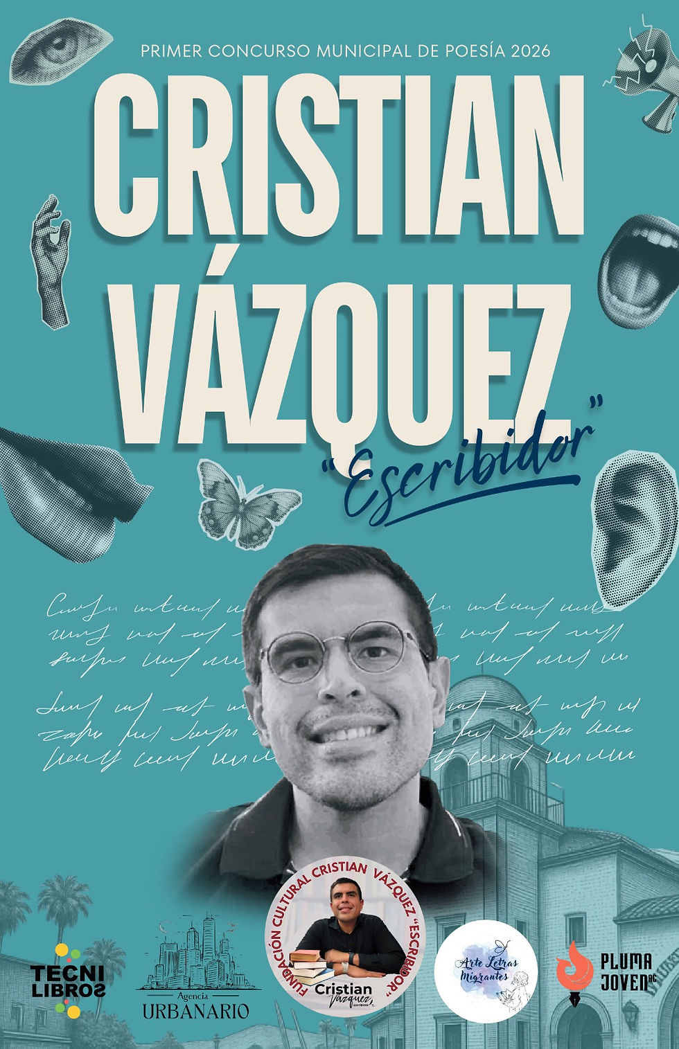 Continúa convocatoria de concurso de poesía Cristian Vázquez