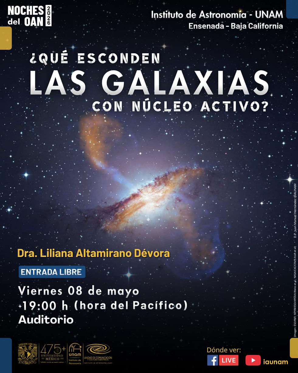 UNAM abre el cosmos en Ensenada con charla sobre galaxias activas