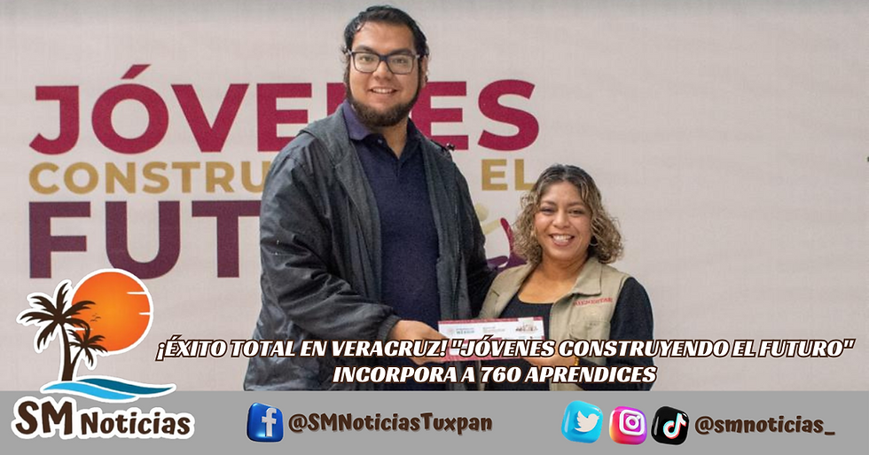 "Jóvenes Construyendo el Futuro" El programa federal que transforma vidas brinda en Veracruz los mejores resultados a nivel nacional.