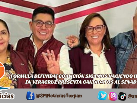 Manuel Huerta Ladrón de Guevara y Claudia Tello Espinoza liderarán la representación de la Coalición y MORENA en el Senado.