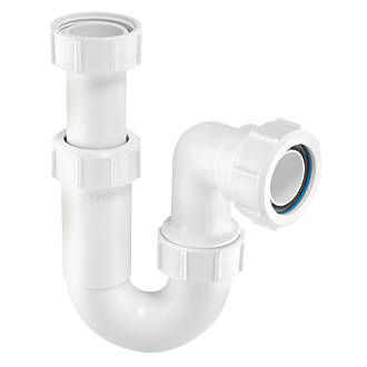 Thumbnail: MCALPINE ADJUSTABLE  'P' TRAP WHITE 32MM ASA10