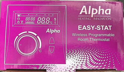 Alpha easy stat wireless programmable room thermostat ALPHA clock 7.2000050  | MKK ESSENTIALS