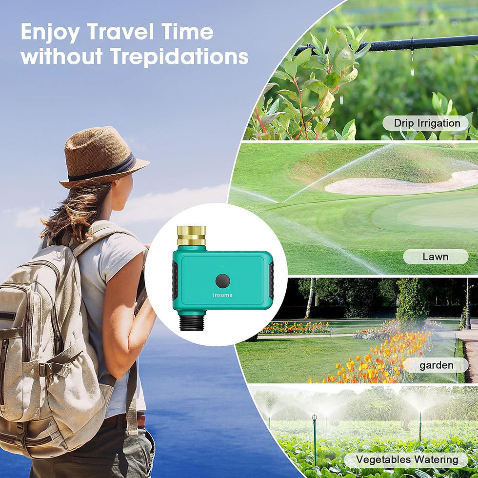 Thumbnail: Smart Sprinkler Timer 1 Zone, WiFi Hose Timer for for Outdoor Watering, Automate