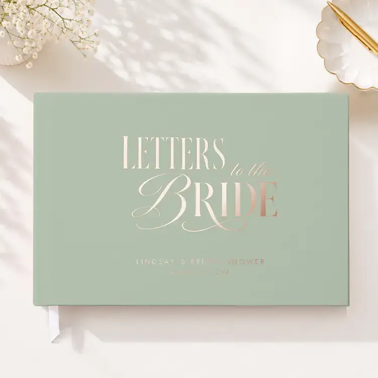 Celebrate Love with a Personalized Letters to the Bride Guest Book
