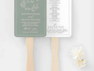 10 Elegant Wedding Program Templates for a Beautiful Ceremony