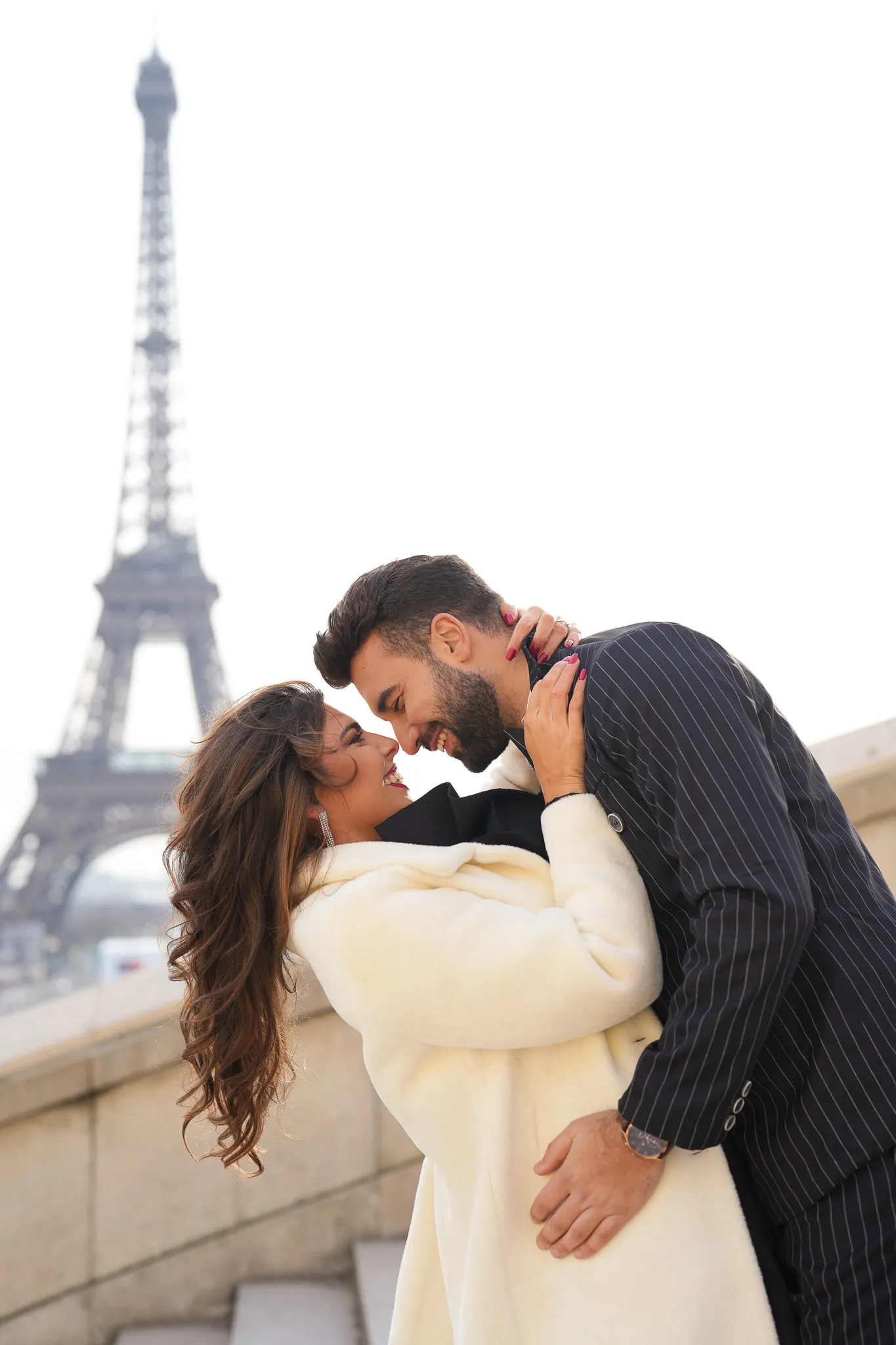 Séance photo couple Paris Trocadéro
