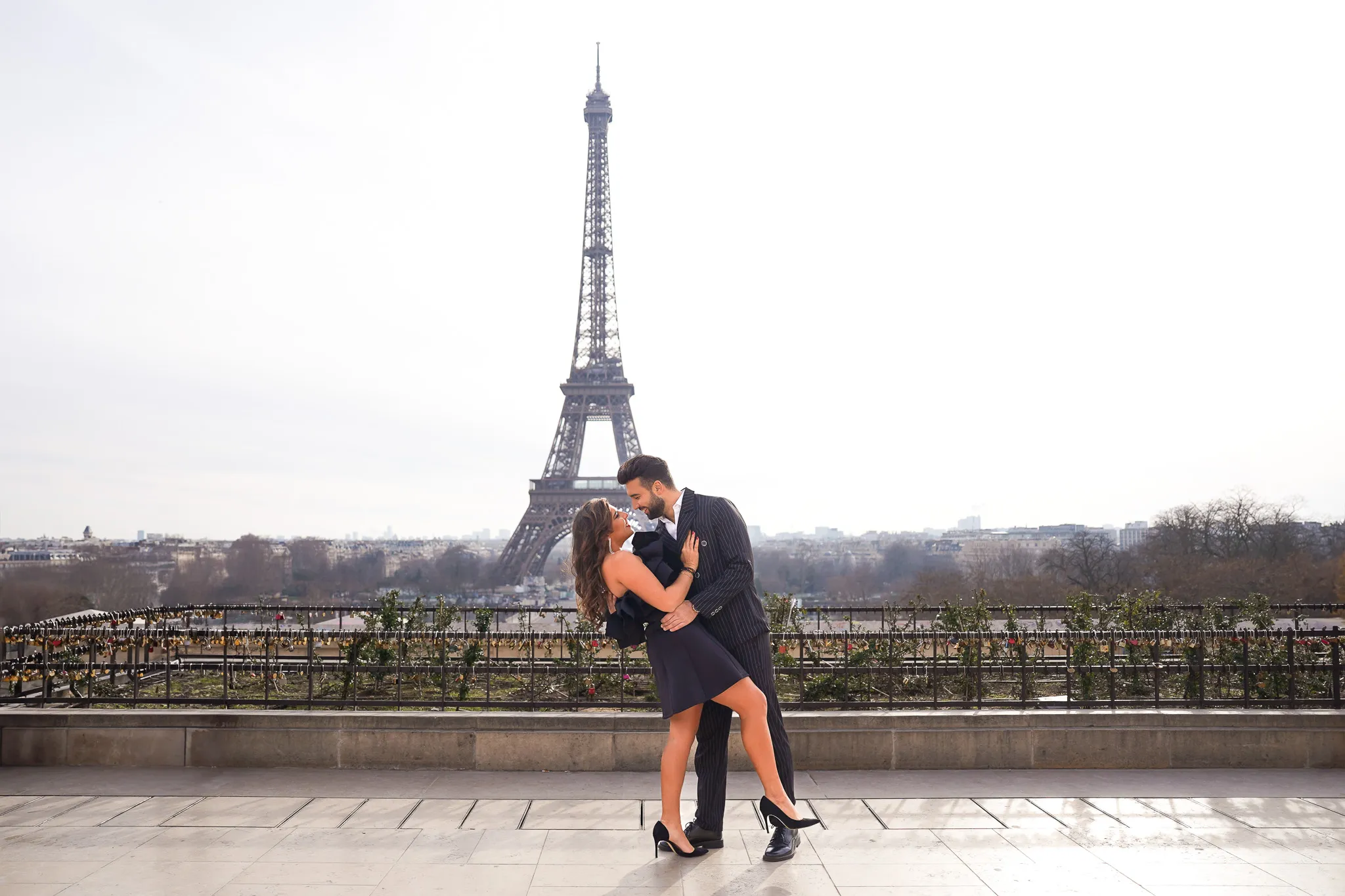 Séance photo couple Paris Trocadéro