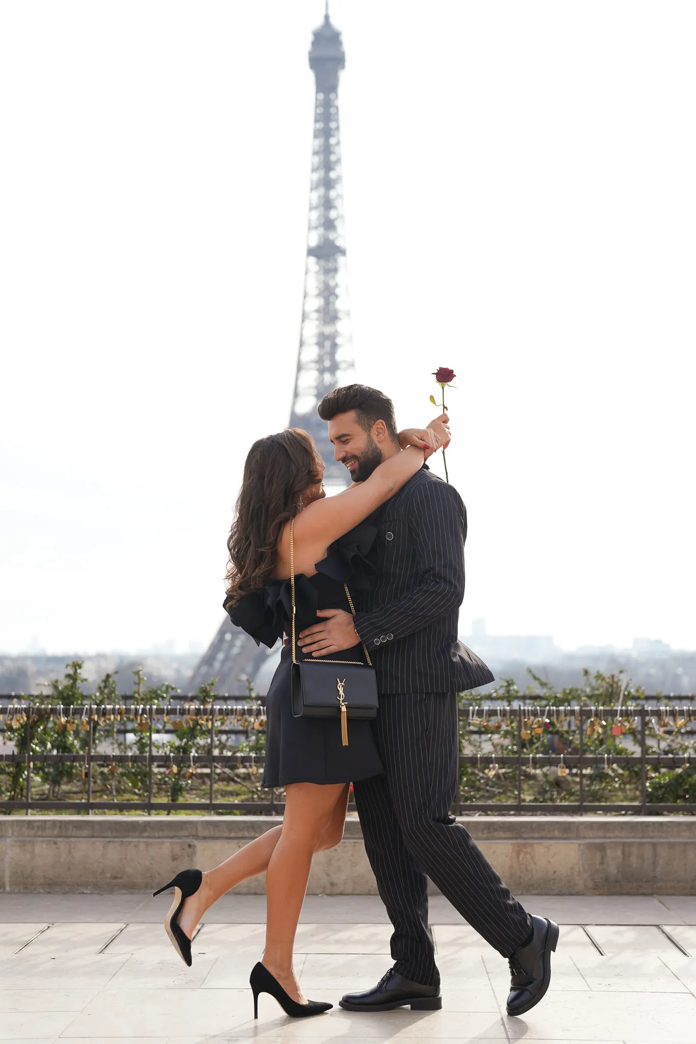 Séance photo couple Paris Trocadéro