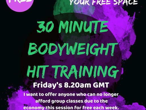CRAPPY ECONOMY = FREE FITNESS CLASS.