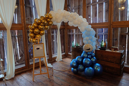 Creative Celebrations- Studentdekor organisk ballongcirkel halvdekorerad