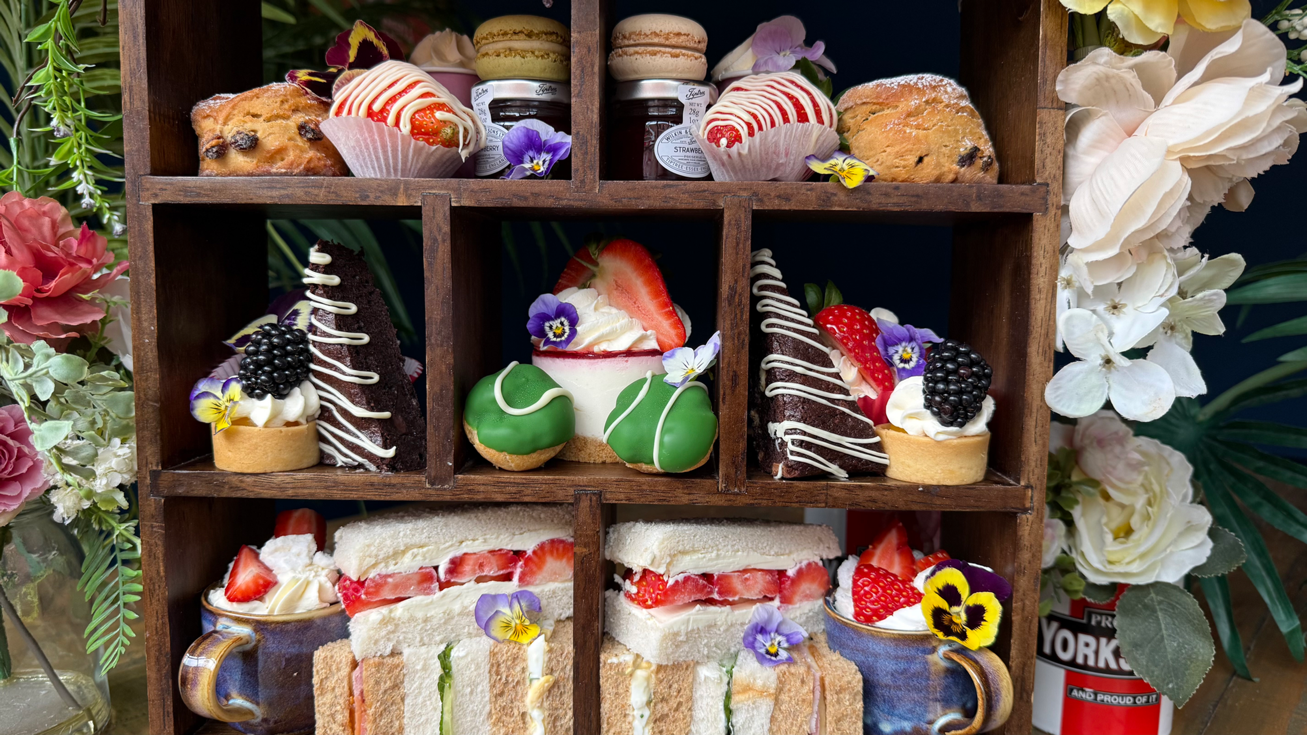 The Glass Strawberry Limited Edition Wimbledon Afternoon Tea for 2 people