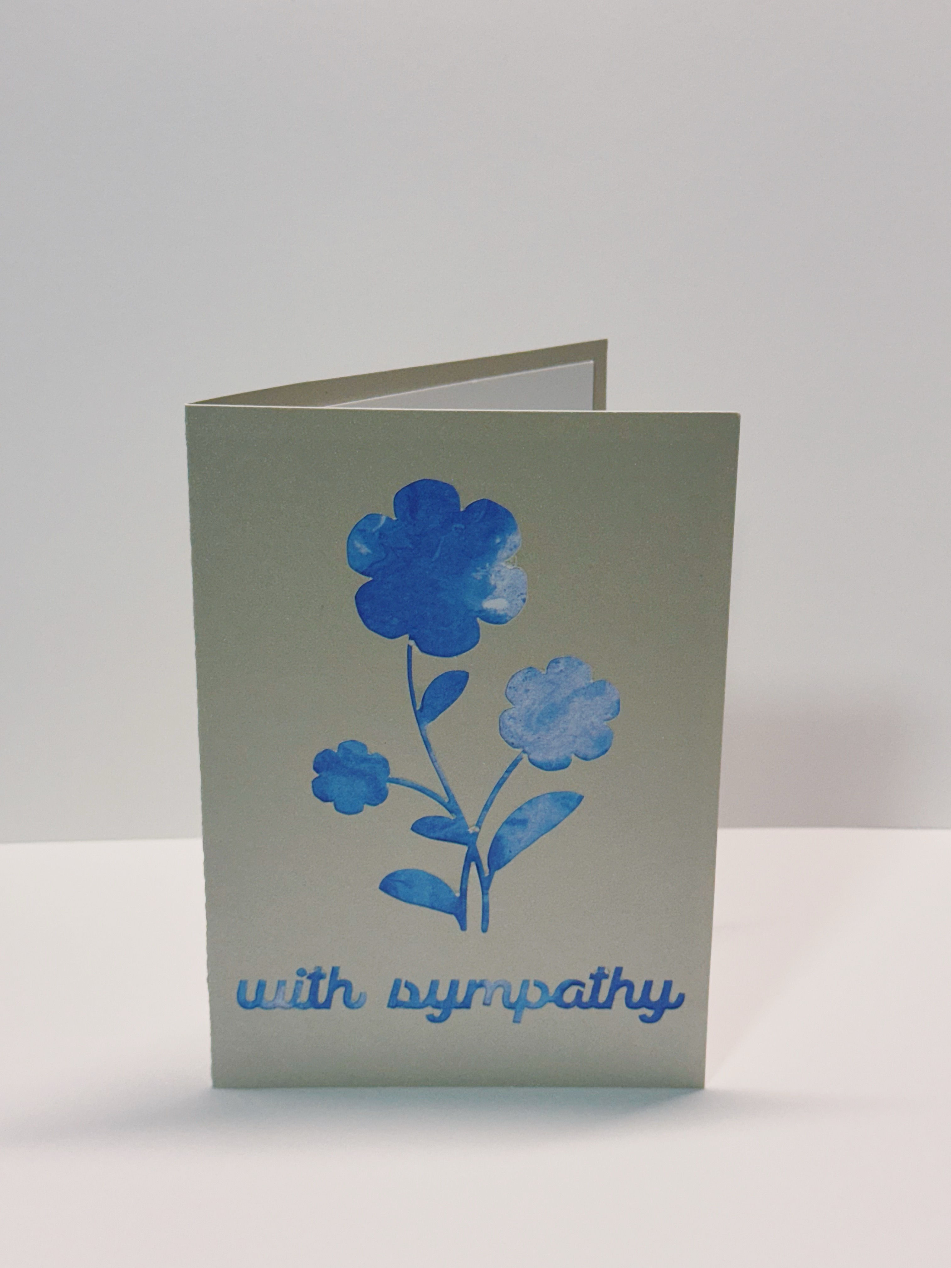 With Sympathy Flowers