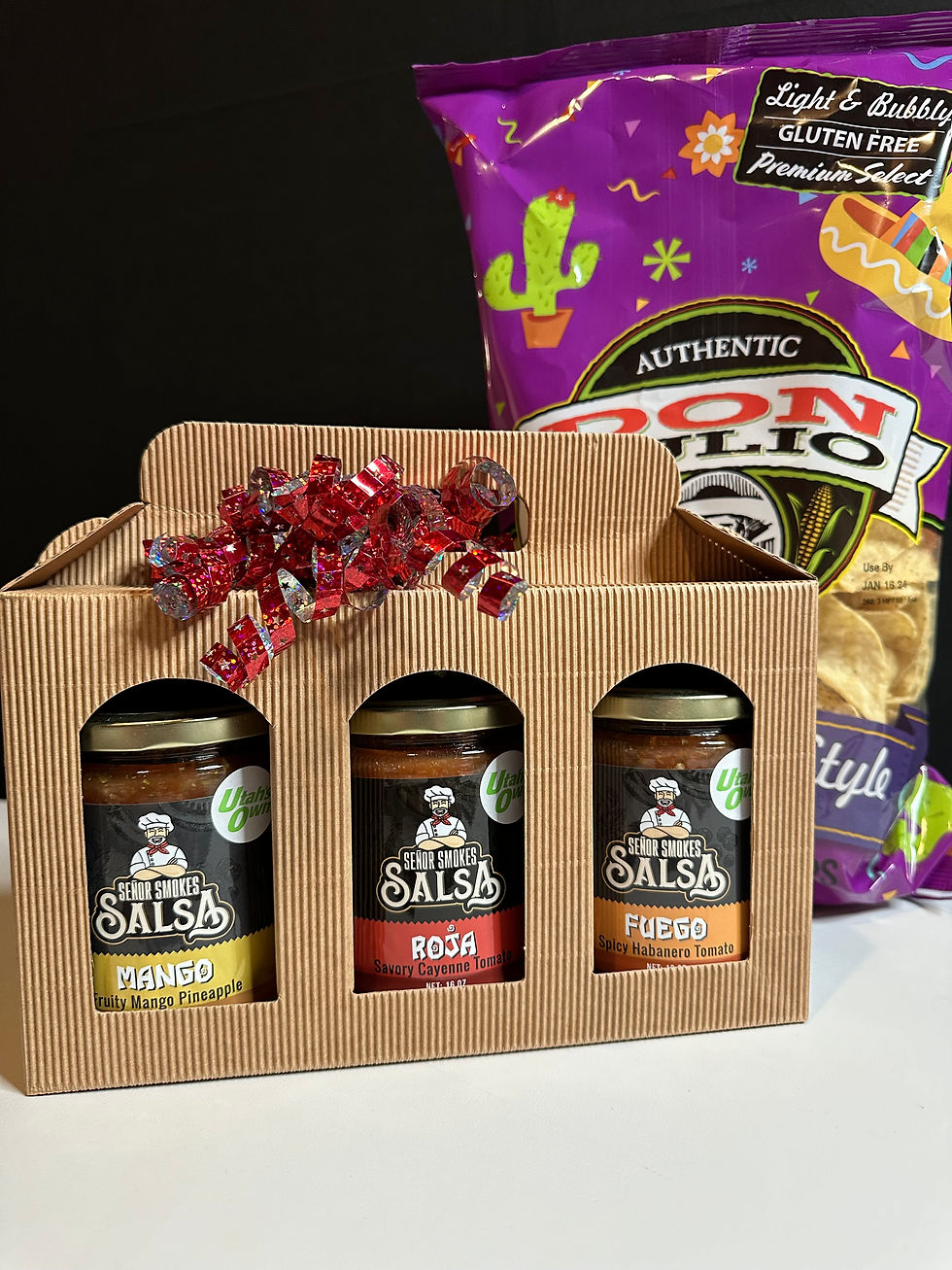 Thumbnail: 3 Pack Holiday Gift Box with Bow