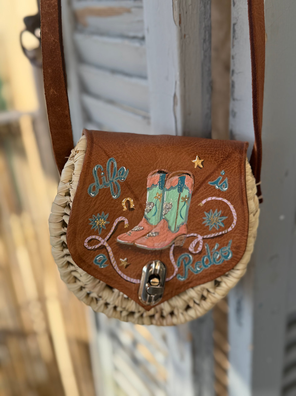 Painted bag Rodéo 