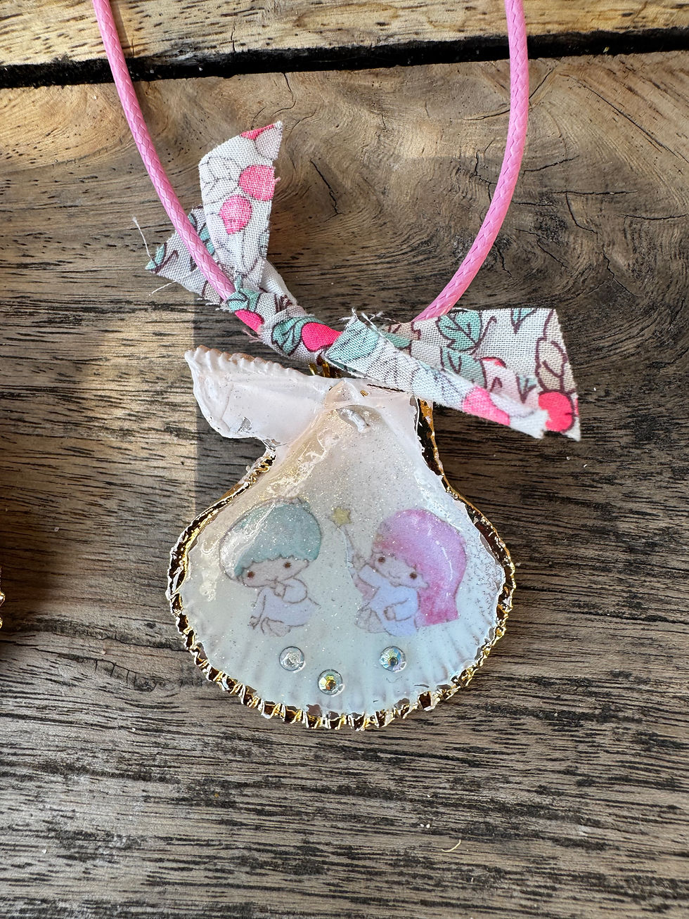Miniature : Collier sea Shell and Sun kids grand modèle 