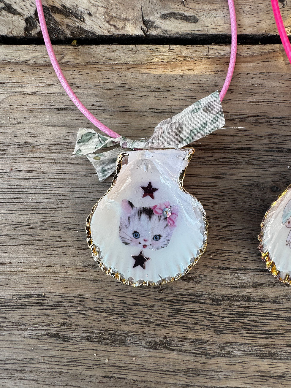 Miniature : Collier sea Shell and Sun kids grand modèle 
