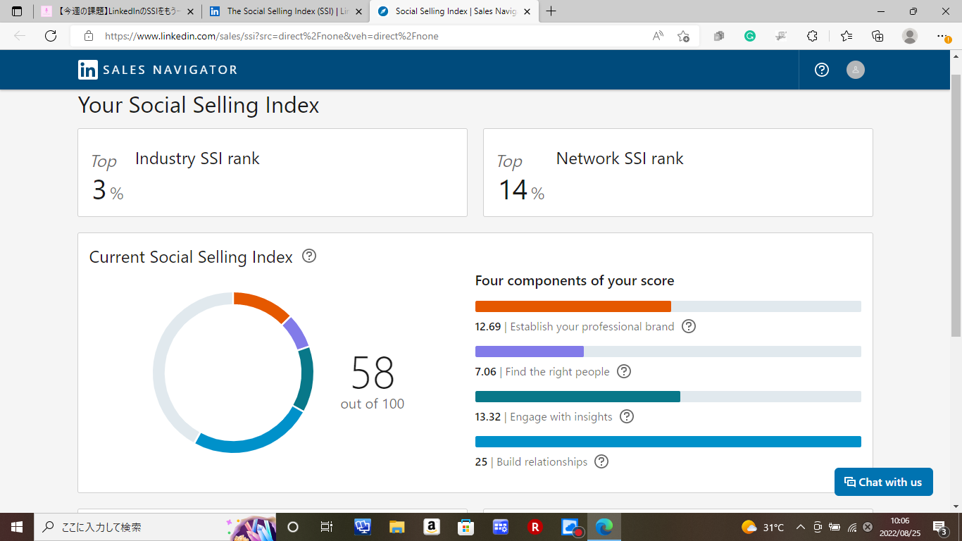 LinkedInのSSI content media