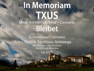 MISA Y CONCIERTO EN HOMENAJE A TXUS