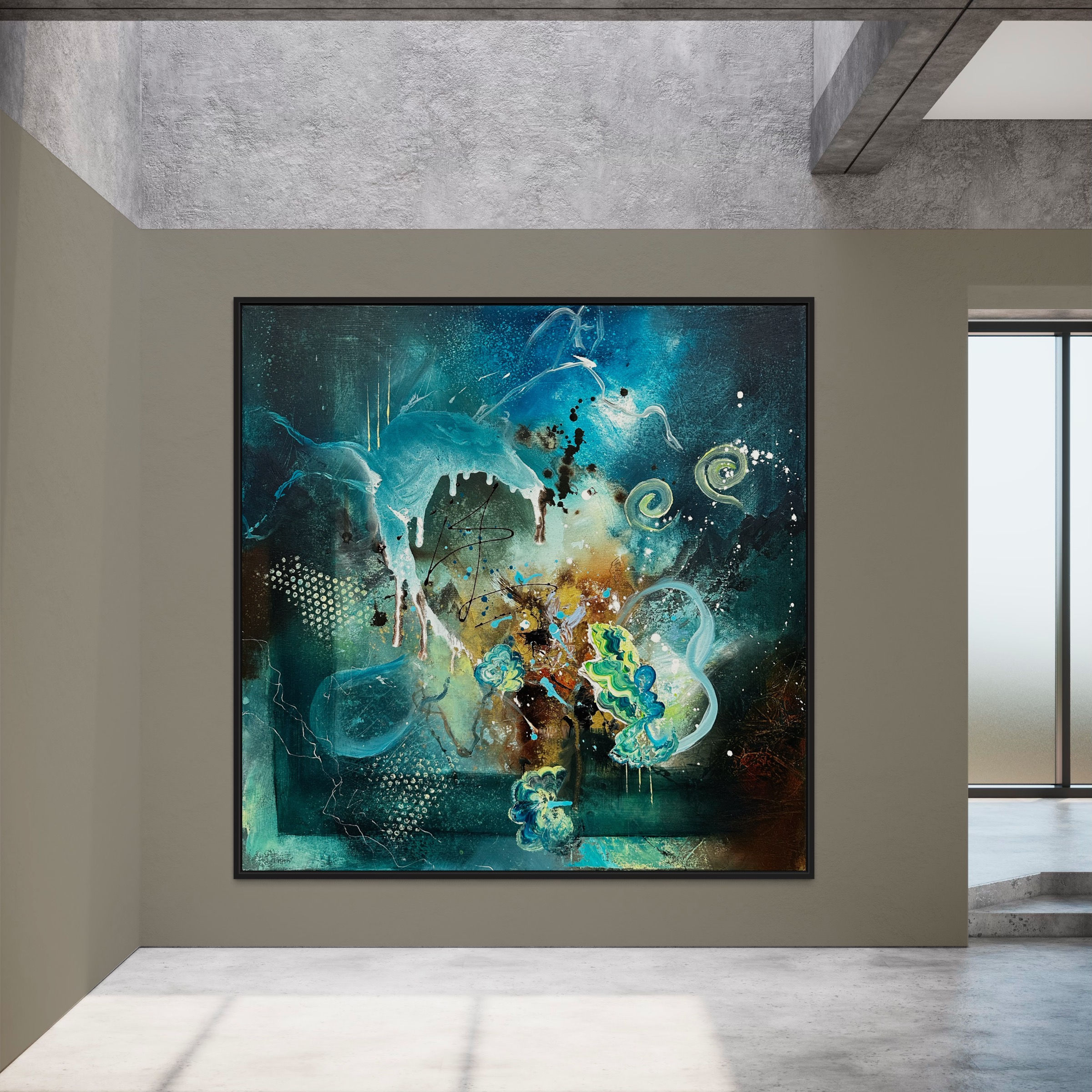 "Belive in magic" 80x80cm