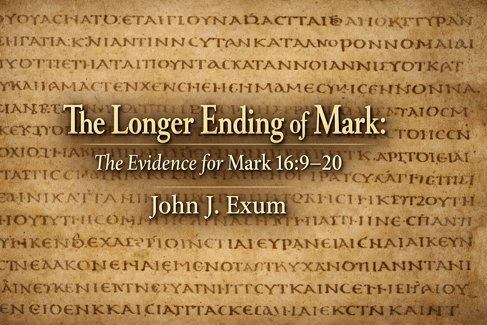 The Ending of Mark: Does the Evidence Favor Mark 16:9–20?