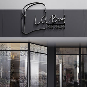 L.A. Bred – Brand Identity Development - Exterior and interior signage mockups