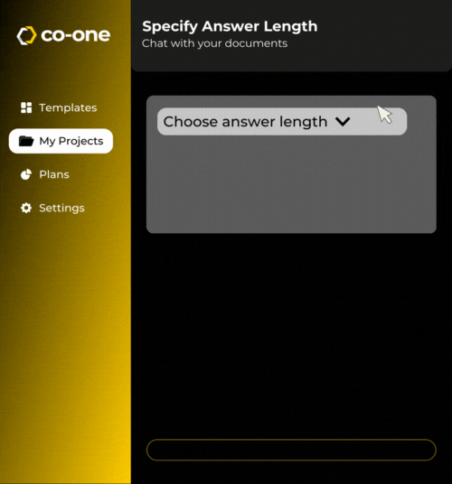 Control the depth of information you receive. Select from long, medium, or short responses based on your preference and the level of detail you require.
