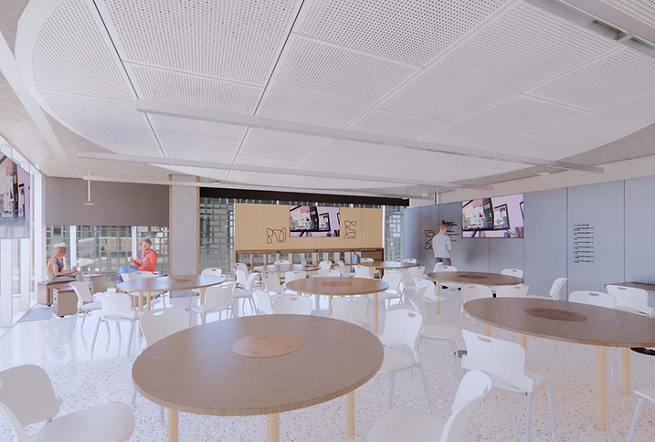 Interior render of the Apple Foundation scheme design