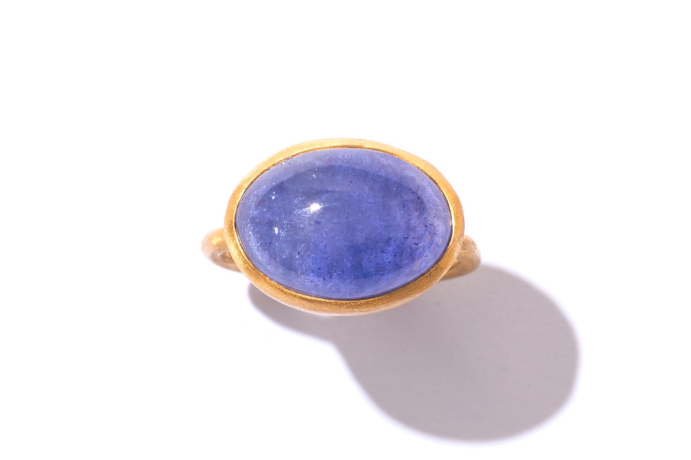 RAW-STONE Ring (Tanzanite)