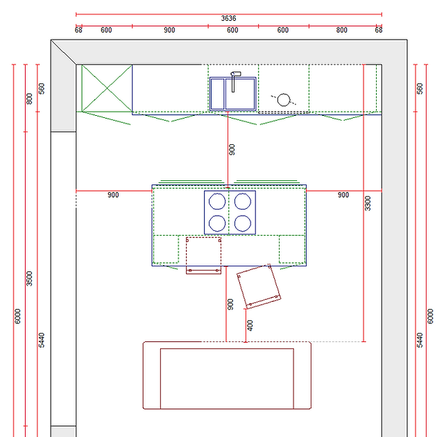 DESIGN | Can I Have an Island in My Kitchen?