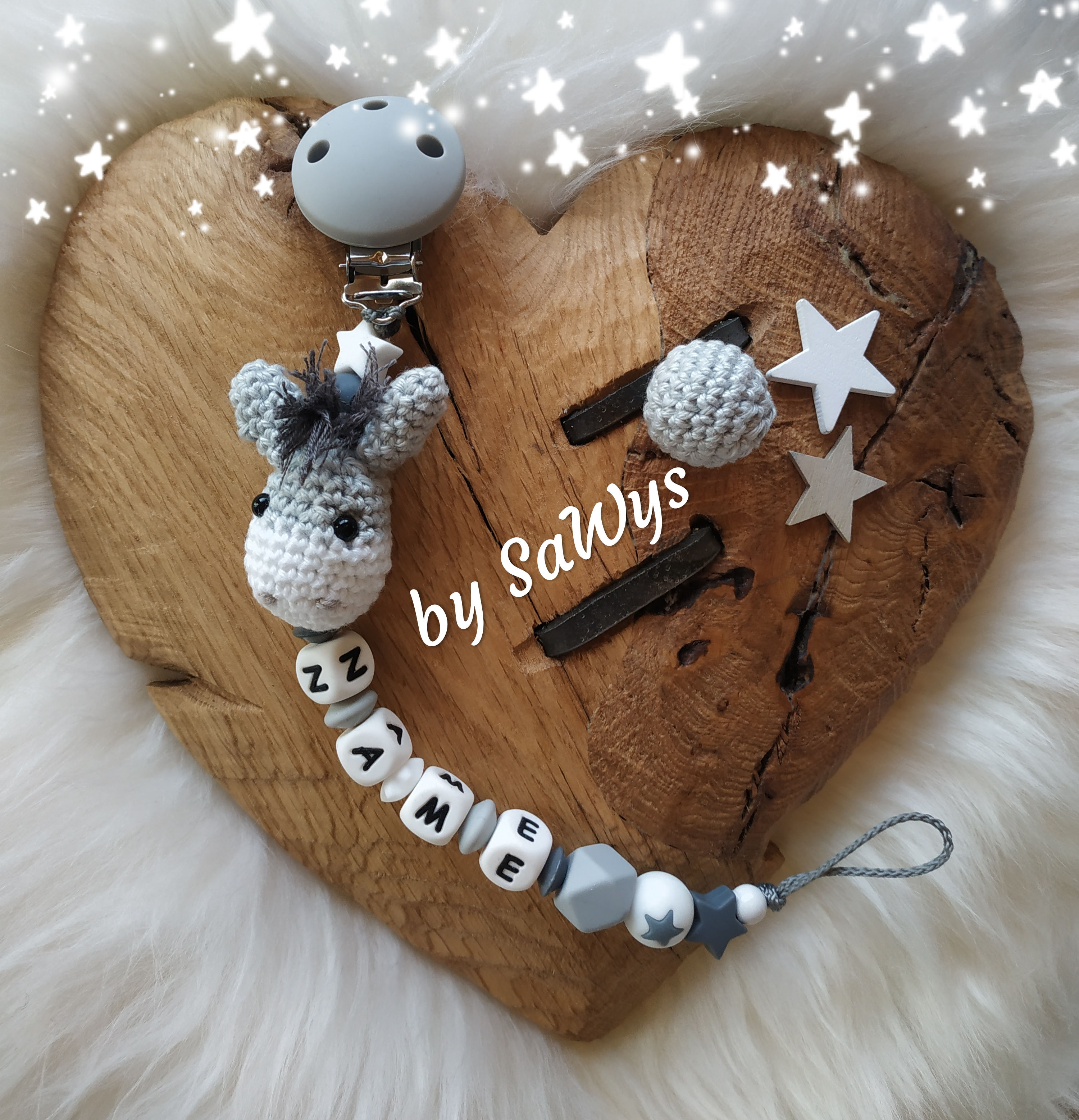 Nuggikette Häkelesel