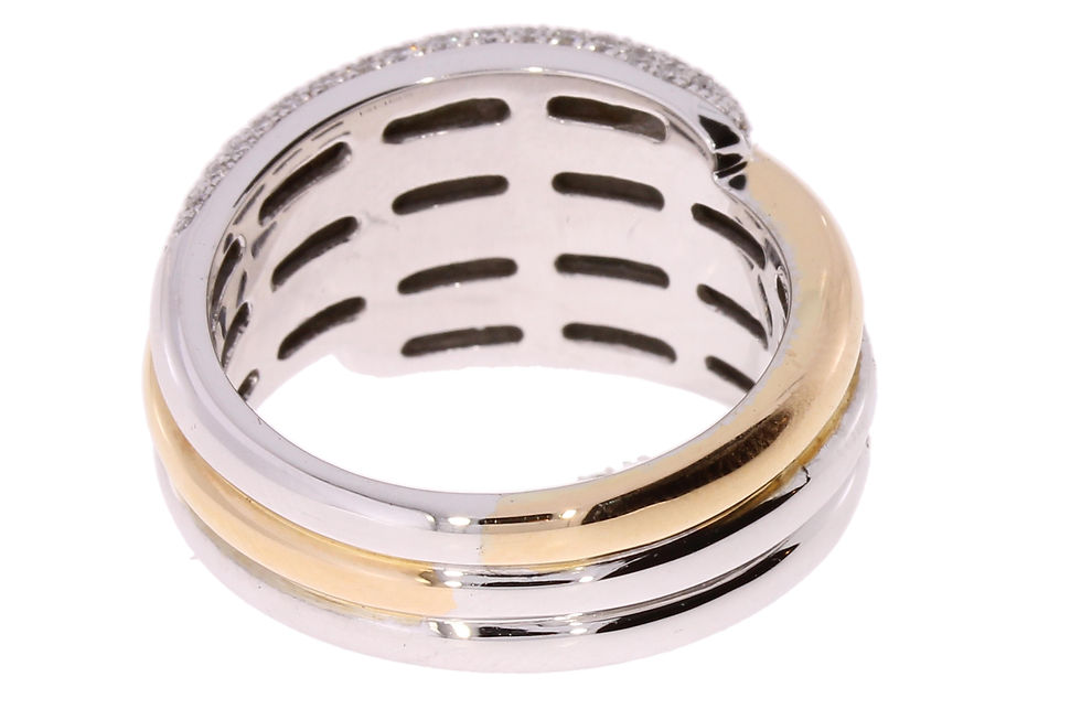 Thumbnail: ROOS 1835  rosé gouden - ring - 18 karaat diamant - 05BR62WRWW - sale 