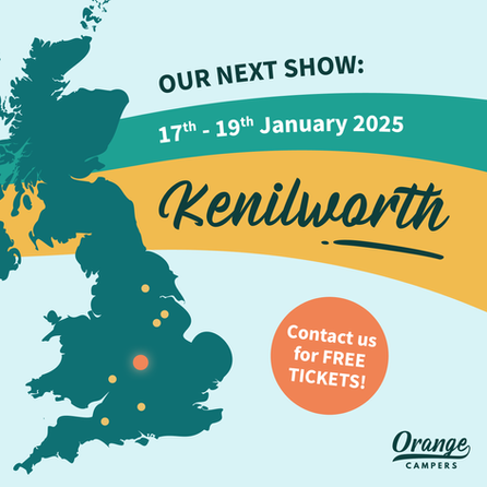 Come see us in Kenilworth for the January Motorhome & Campervan Sale!