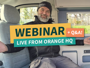 Live from Orange Campers HQ: Join us for our upcoming Webinar