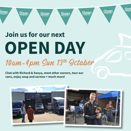 Join us at our October Orange Campers Open Day!