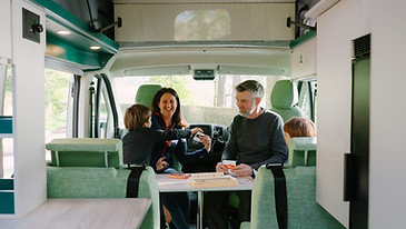 Orange Campers expert campervan builders team. Large family run company offering a great aftercare service and meticulous attention to detail making excellect campers. Family tested for everyday adventures.